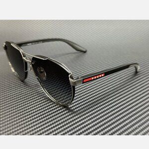 Prada 61mm Grey Men's Gradient Sunglasse
